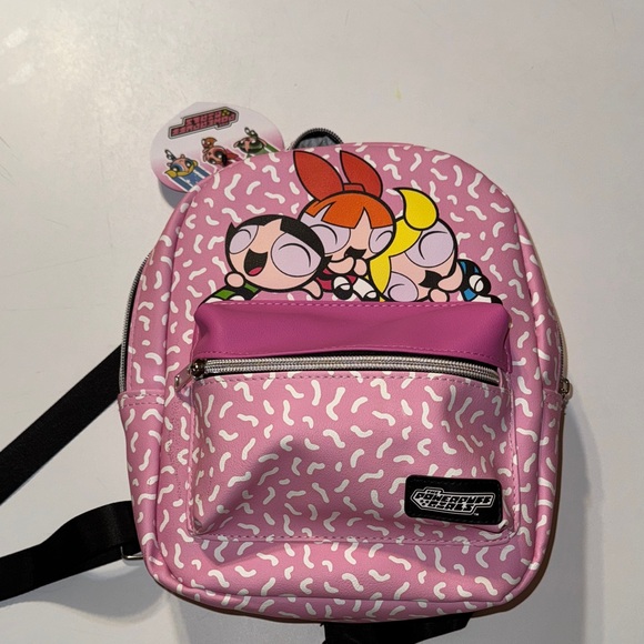 Bioworld Handbags - Bioworld Pink Powerpuff Girls Backpack NWT‎